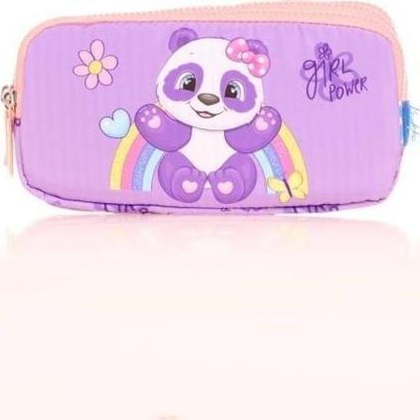 Kaukko Kıds 3 Bölmeli Kalem Çantası (toys Panda)krn-L8154 - Image 1