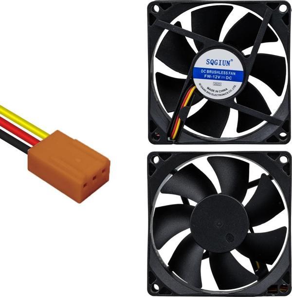 POWERMASTER IC-216 FIRÇASIZ DC FAN 80X80X25MM 12 VOLT 3 PİN - Image 1