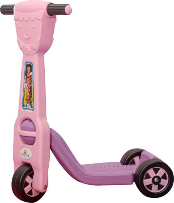 King Kids Süper Scooter 3 Tekerlekli Pembe-Lila - Image 1