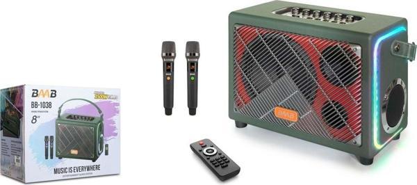 Bb1038 Bluetooth Usb-Tf-Bt-Fm-Aux 8" 1500W Speaker - Image 1