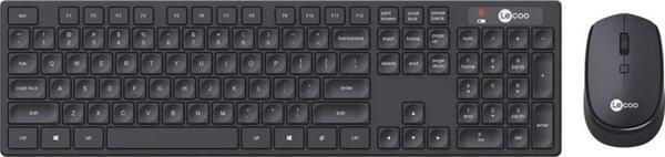 LENOVO LECOO KM2001 KLAVYE & MOUSE KABLOSUZ SET SİYAH - Image 1