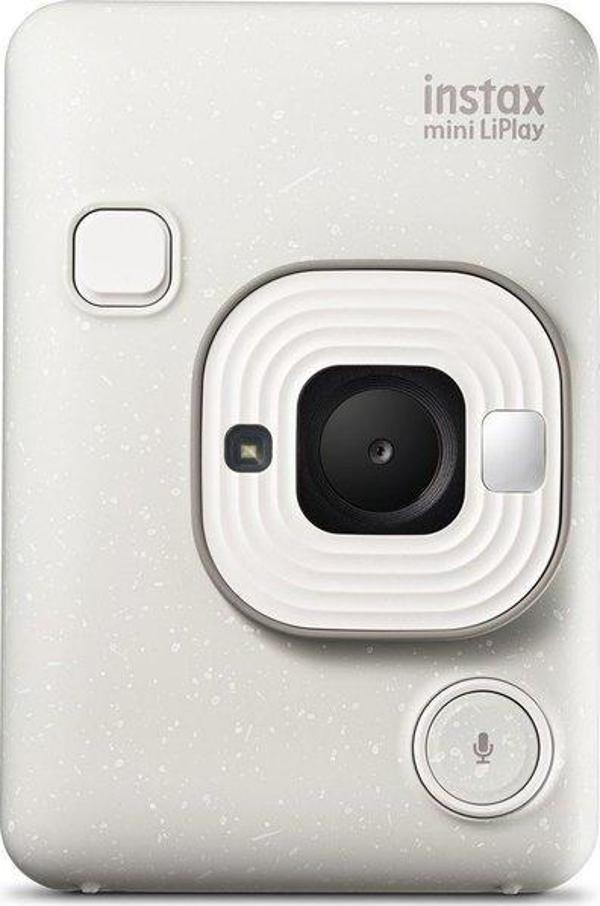 Instax Mini LiPlay Altın Misty White Dijital Fotoğraf Makinesi - Image 1