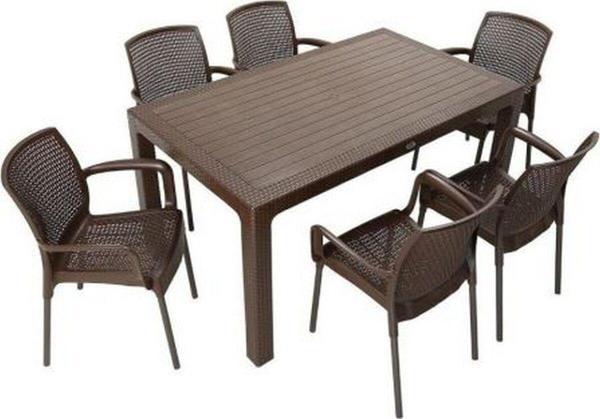 Elit Rattan 90x150 Defne Koltuk Masa Takımı - Image 1