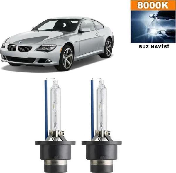3 Tıkla BMW 6 Serisi E63 2004-2010 D2S / D2R 8000K Buz Mavisi HID Xenon Ampul 2 Adet - Image 1