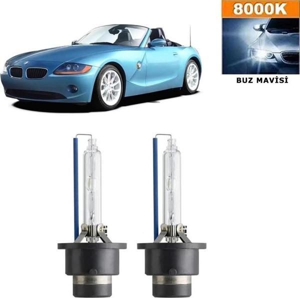3 Tıkla BMW Z4 E85 2002-2008 D2S / D2R 8000K Buz Mavisi HID Xenon Ampul 2 Adet - Image 1