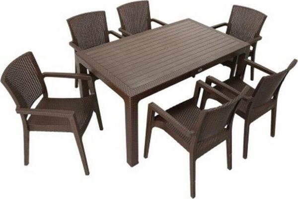 Elit Rattan 90x150 Zeus Koltuk Masa Takımı - Image 1