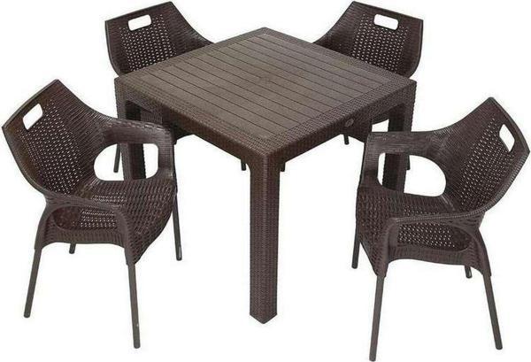 Elit Rattan 90x90 Star Koltuk Masa Takımı - Image 1