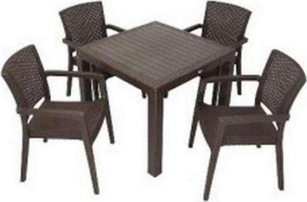 Elit Rattan 90x90 Zeus Koltuk Masa Takımı - Image 1