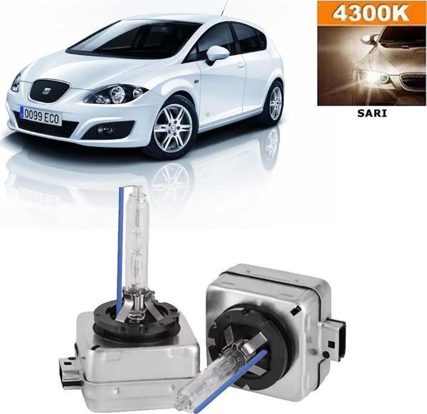3 Tıkla Seat Leon MK2 2006-2012 D1S / D1R 4300K Sarı HID Xenon Ampul 2 Adet - Image 1