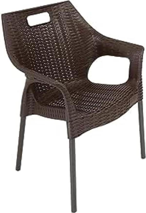 Star Rattan Koltuk (6 Adet) Kahverengi - Image 1