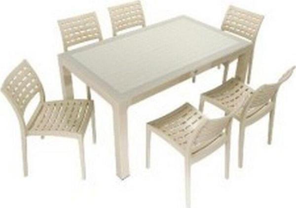 Wood 90x150 Cafe Sandalye Camlı Masa Takımı - Image 1