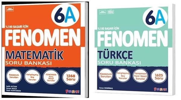 Fenomen Okul 2025 6. Sınıf Matematik + Türkçe A Serisi Soru Seti 2 Kitap - Image 1