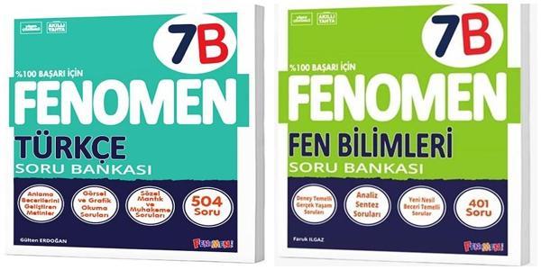 Fenomen Okul 2025 7. Sınıf Türkçe + Fen Bilimleri B Serisi Soru Seti 2 Kitap - Image 1