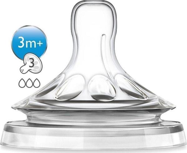 Philips Avent 2'Li Natural Biberon Emziği 3 Ay - Image 1