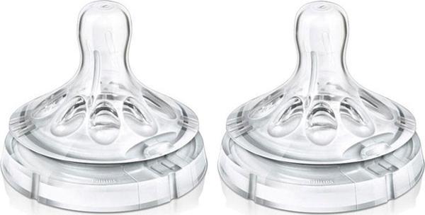Philips Avent Natural Biberon Emziği Silikon Akış Ayarlı 2 Li (3 Ay+) 8710103873976 - Image 1