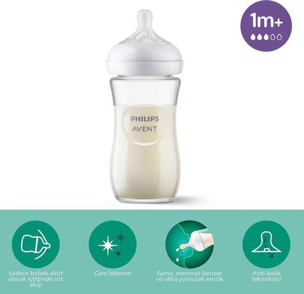 Philips Avent Doğal Tepkili Natural Response Cam Biberon 240 Ml 1 Ay - Image 1
