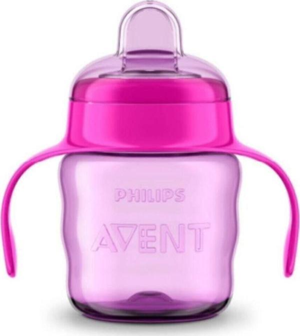Philips Avent Kız Çocuk 200 Ml - 6 Ay Ve Üzeri Bebekler Için  Eğitici Damlatmaz Bardak - Image 1
