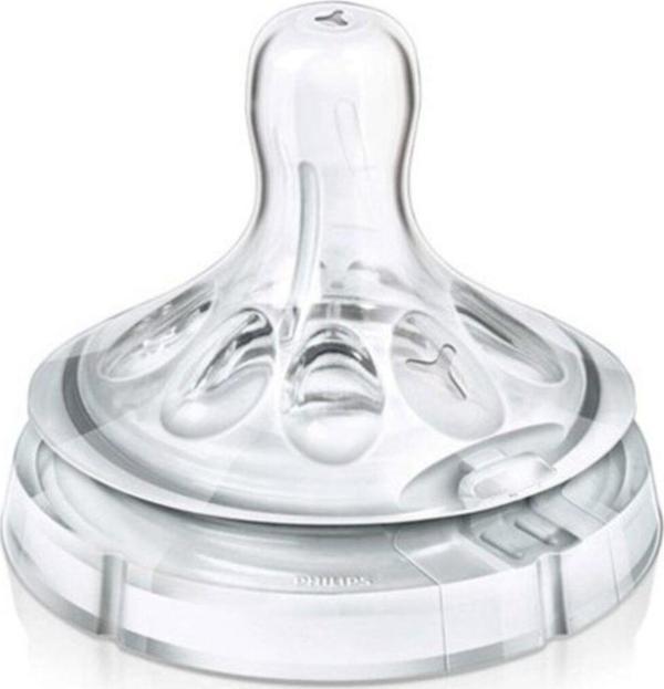Philips Avent Natural 2'Li Biberon Emziği - ( 6 M+ ) Y Kesik Yoğun Akış - Image 1