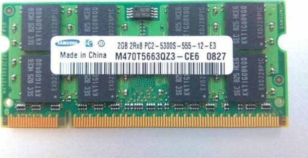 Samsung 2Gb Ddr2 Pc2-5300S-555-12-E3 667Mhz Dizüstü Ram - Image 1