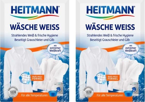 Heitmann Çamaşır Beyazlatıcı Deterjan Toz 50 G x 2 Adet - Image 1