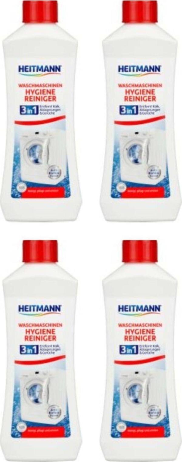 Heitmann Çamaşır Makinesı Hijyen Sağlayıcı, Kireç Çözücüsü Ve Koku Gidericisi 3'Ü 1 Arada x 4 Adet - Image 1