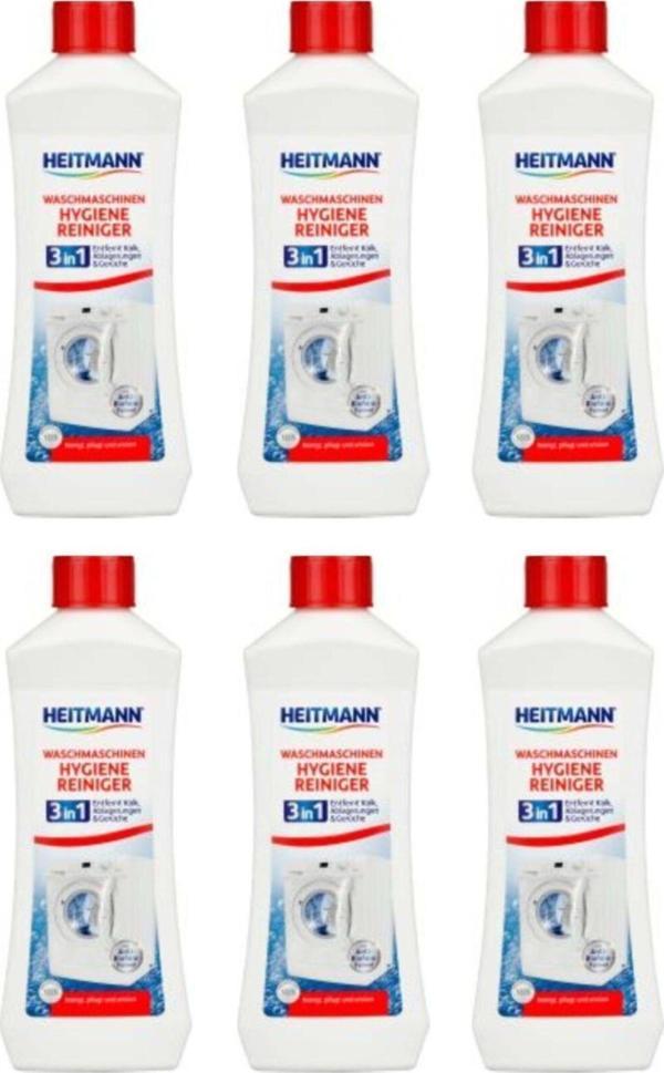 Heitmann Çamaşır Makinesı Hijyen Sağlayıcı, Kireç Çözücüsü Ve Koku Gidericisi 3'Ü 1 Arada x 6 Adet - Image 1