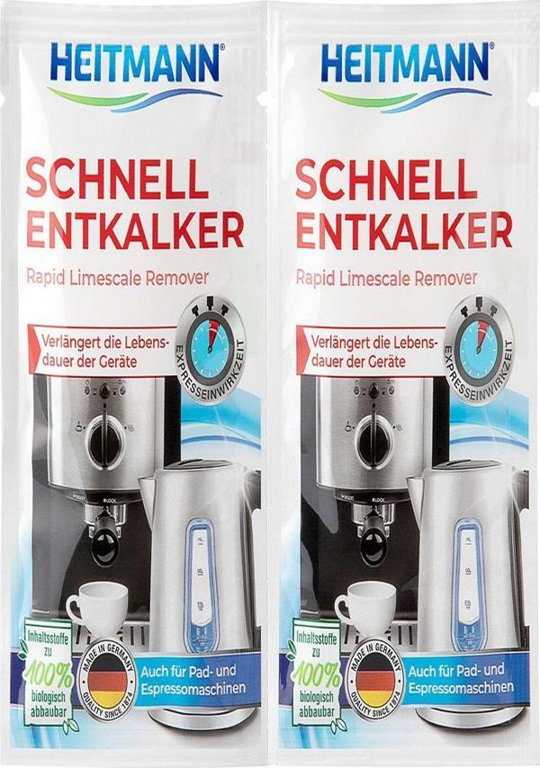 Heitmann Hızlı Kireç Çözücü (Doğal Meyve Asitli Patentli Formül) 2X15 G - Image 1