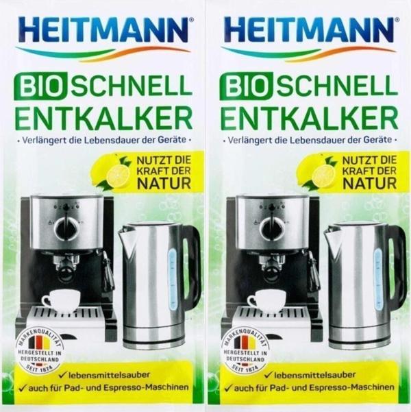 Heitmann Kahve Makinesi Kettle Bio Toz Kireç Çözücü 2X25 Gr - Image 1