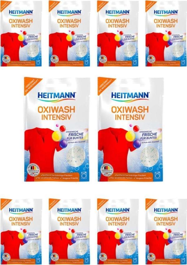 Heitmann Oxi Wash Intensive Çamaşırlar Için Yoğun Temizleyici Ve Leke Çıkarıcı Deterjan 50 Gr x 10 Adet - Image 1