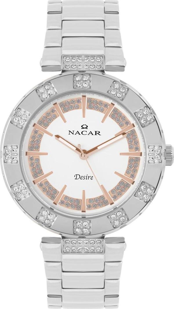 Nacar NC10-3931009-ASMS Çelik Metal Band Kadın Kol Saati - Image 1