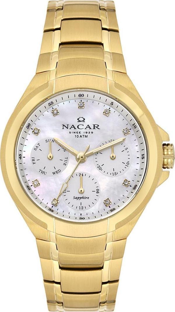 Nacar NC28-392322-DSM Sarı Metal Band Kadın Kol Saati - Image 1