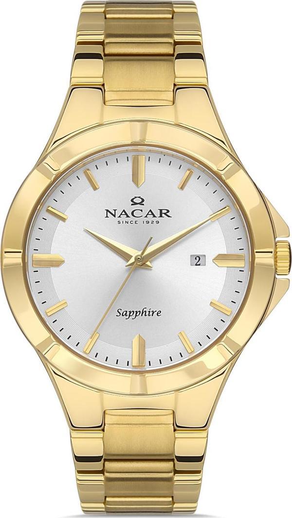 Nacar NC36-291032-DSM Sarı Metal Band Erkek Kol Saati - Image 1