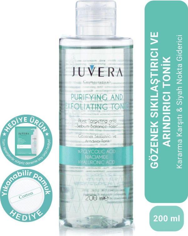 JUVERA PURIFYING AND EXFOLIATING TONIC 200ML - Image 1