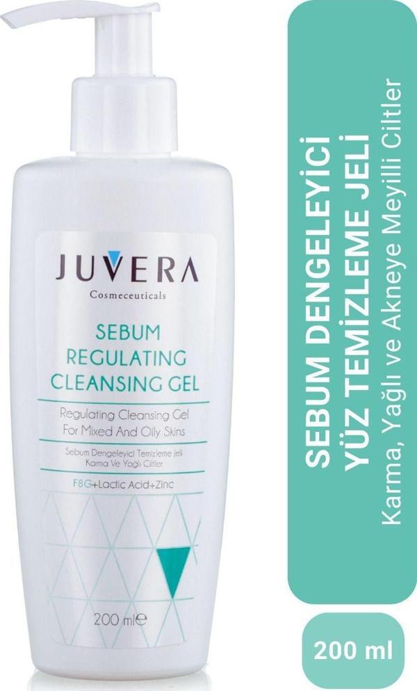 JUVERA SEBUM REGULATING CLEANSING GEL 200ML - Image 1