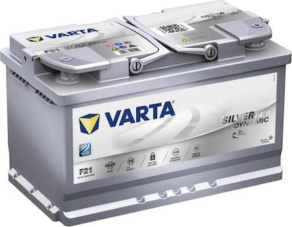 Varta 12 Volt 80 Amper Akü Agm F21 Start Stop - Eski Akü İadesiz - Image 1