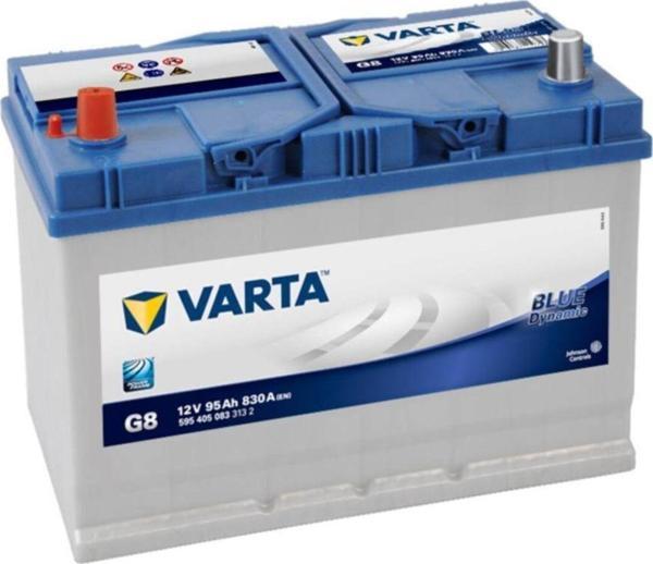 Varta 12V 95  Ah Amper 830A Akü Blue Dynamic G8 (Ters Kutup) - Eski Akü İadesiz - Image 1