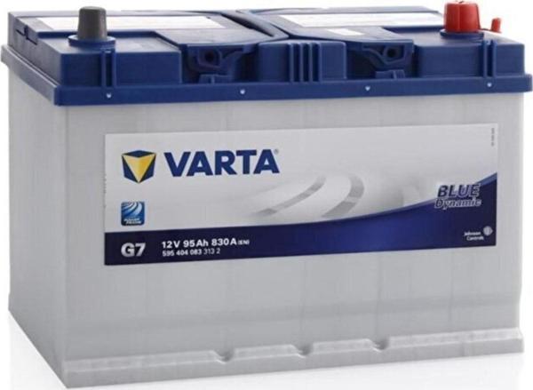 Varta 12V 95 Ah Amper 830A Akü Blue Dynamic G7 - Image 1