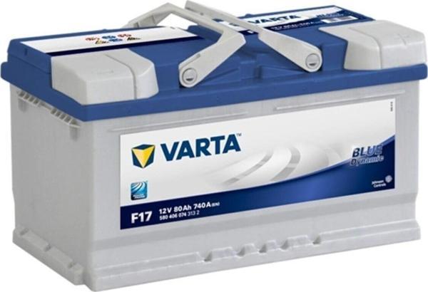 Varta F17 12V 80 Ah(Amper)Blue Dynamic Standart Akü - Eski Akü İadesiz - Image 1