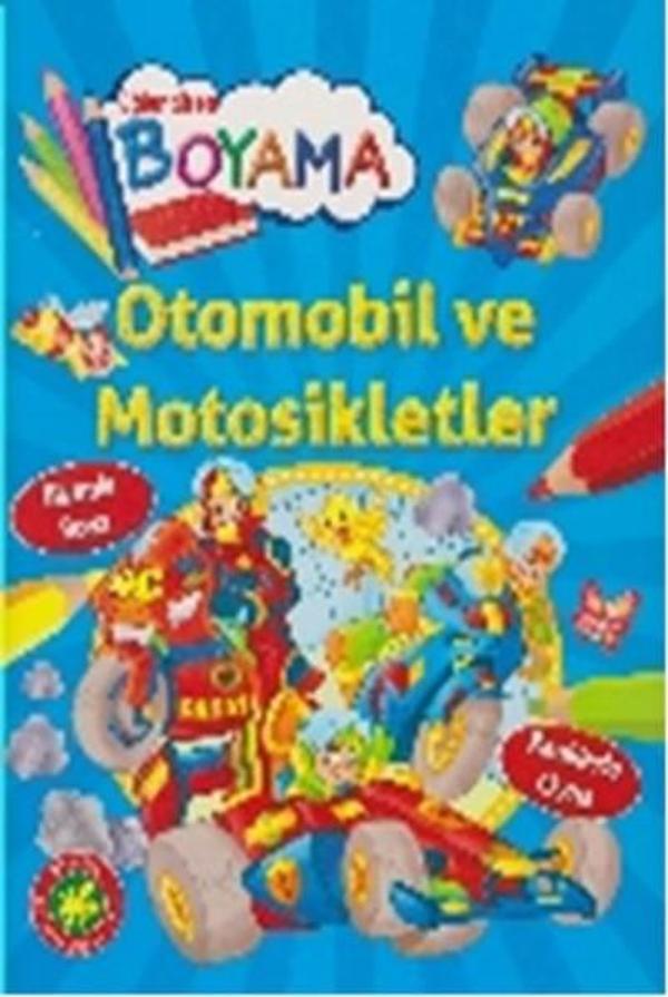 Eğlendiren Boyama - Otomobil ve Motosikletler - Parıltı Yayınları - Image 1