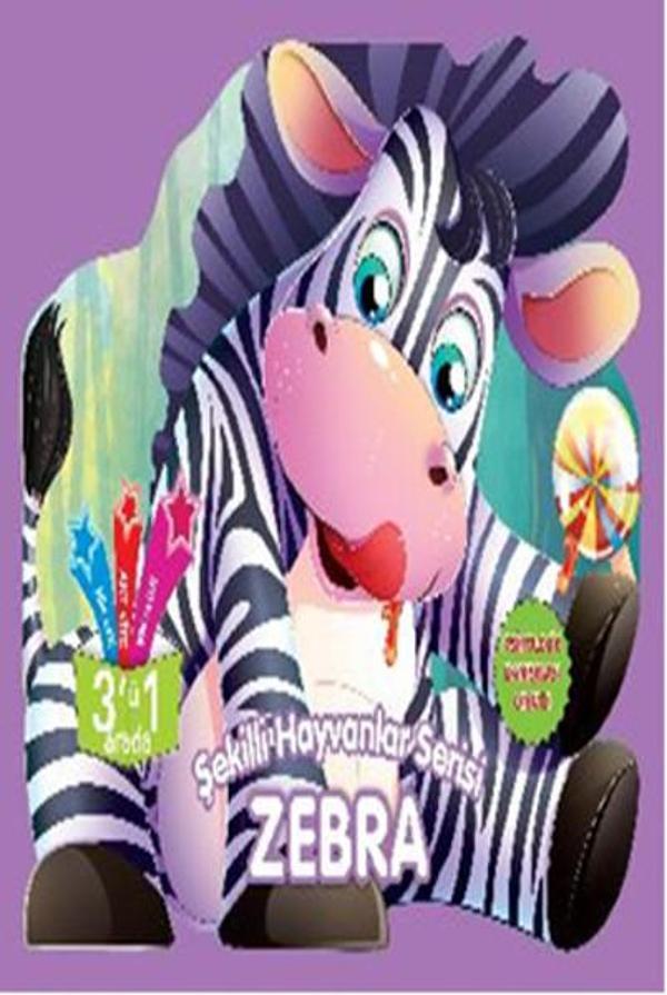 Şekilli Hayvanlar Serisi - Zebra - Parıltı Yayınları - Image 1