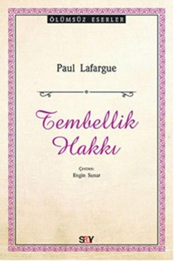 Tembellik Hakkı - Say Yayınları - Image 1