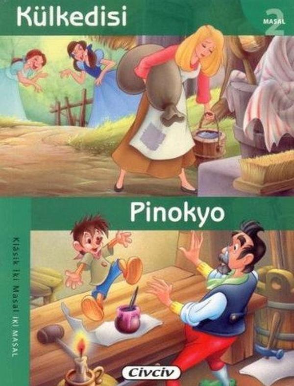 Klasik 2 Masal Dizisi - Külkedisi/Pinokyo - Çiçek Yayıncılık - Image 1