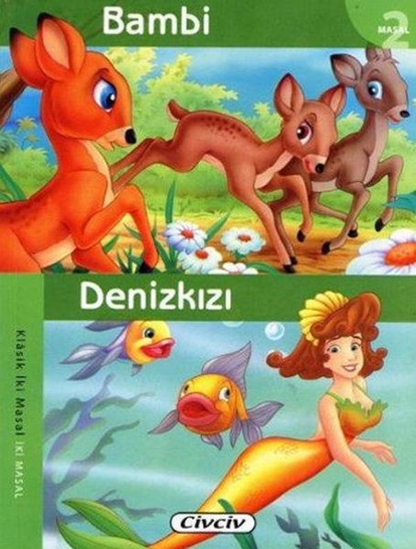 Klasik 2 Masal Dizisi - Bambi/Denizkızı - Çiçek Yayıncılık - Image 1