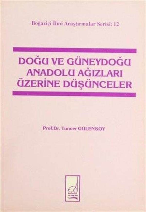 Doğu ve Güneydoğu Anadolu Ağızları Üzerine Düşünceler - Boğaziçi Yayınları - Image 1