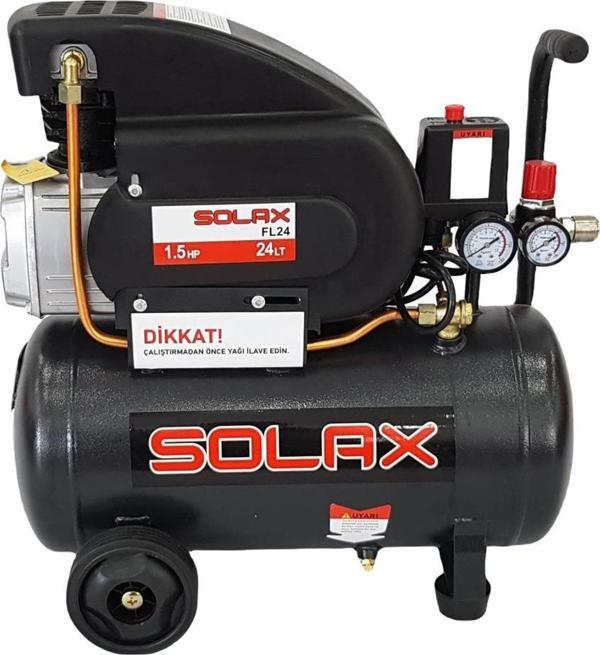Solax FL 24 Yağlı Kompresor 24 Lt 8 Bar - Image 1