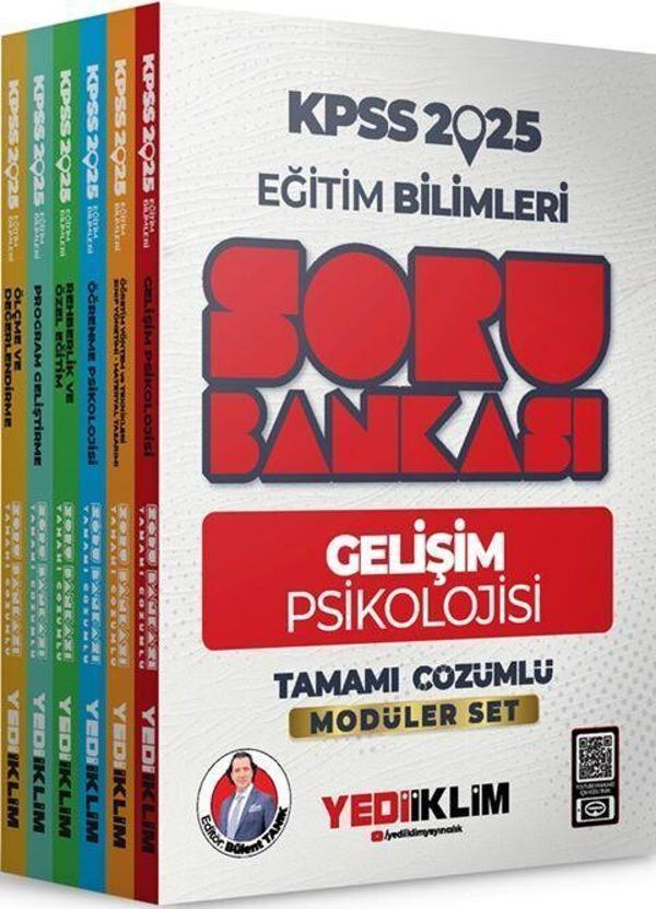 2025 KPSS Eğitim Bilimleri Tamamı Çözümlü Modüler Set Soru Bankası Yediiklim Yayınları - Yediiklim Yayınları - Image 1