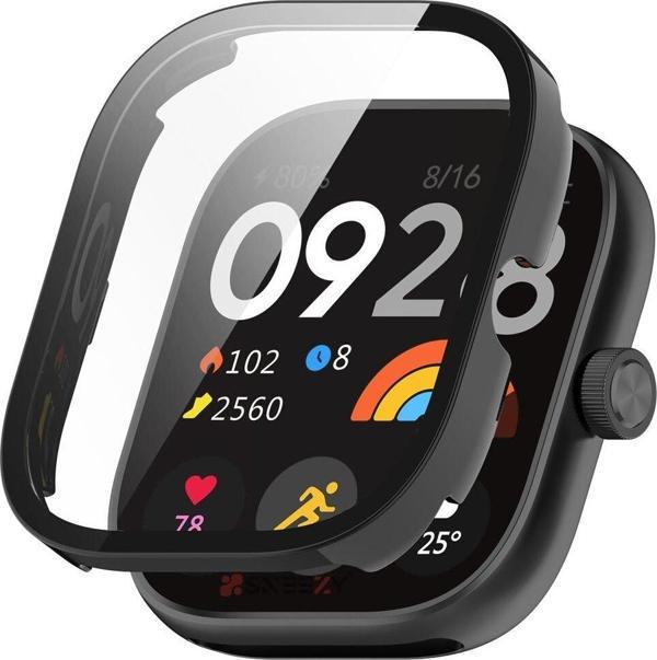 Sneezy Xiaomi Redmi Watch 4 Uyumlu PC Sert Kasa Ve Ekran Koruyucu - Image 1