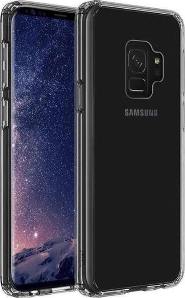 Buff Galaxy S9 ile Uyumlu Air Hybrid Kılıf Smoke Black - Image 1