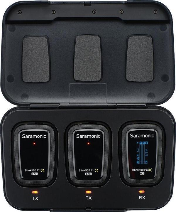 Saramonic Blink500 ProX B2R Ses Kayıt Özellikli Kablosuz Yaka Mikrofonu - Image 1