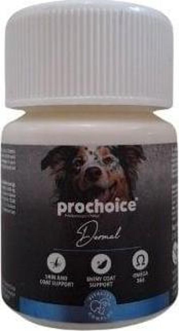 Prochoice Dermal Deri ve Tüy Sağlığı Destekleyici Köpekler için Tablet 75 Adet - Image 1